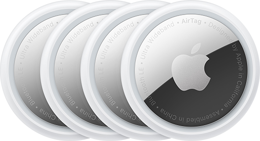 Apple AirTag - White (4 Pack)